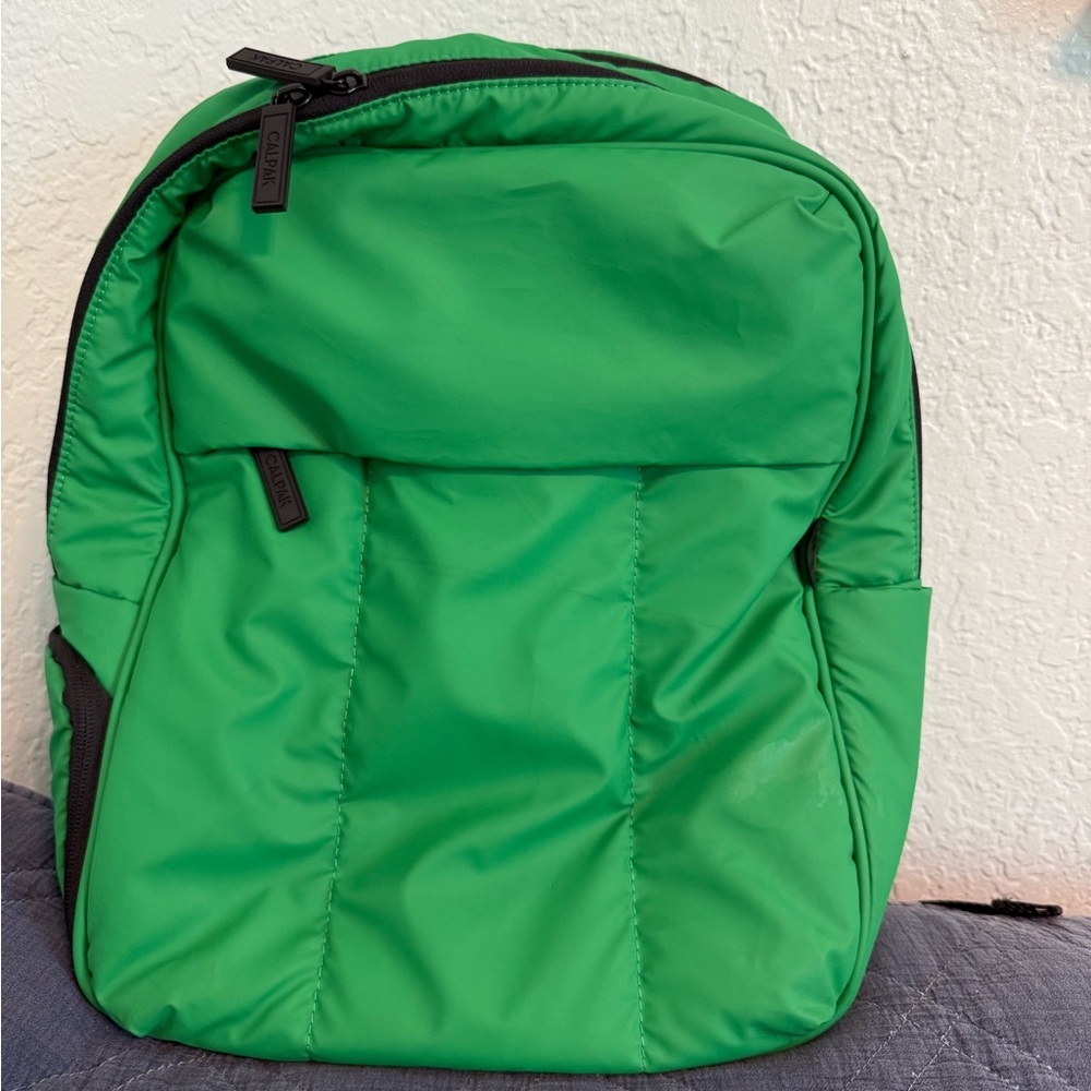 Calpak Luka 15” Laptop Backpack in Green Apple